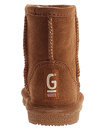 Gooce Leder-Winterboots "Ethel Toddler" in Hellbraun