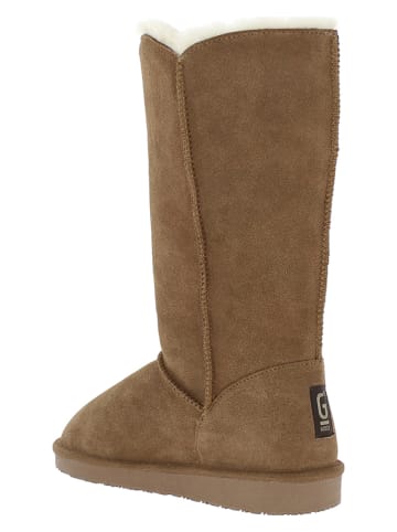 Gooce Leder-Winterstiefel "Cornice" in Hellbraun