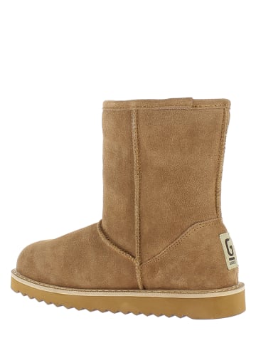 Gooce Leder-Winterstiefel "Logan" in Hellbraun