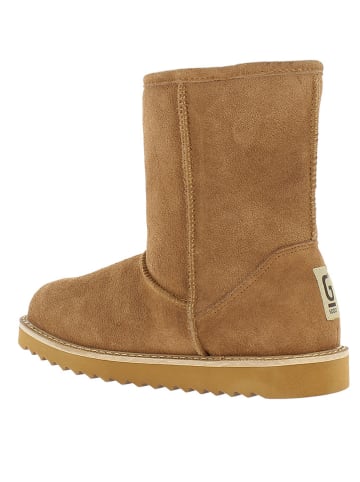 Gooce Leder-Winterstiefel "Sawel Waterproof" in Hellbraun