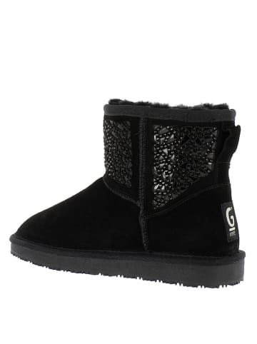 Gooce Leder-Winterboots "Lana" in Schwarz