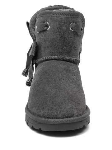 Gooce Leder-Winterboots "Balade" in Grau