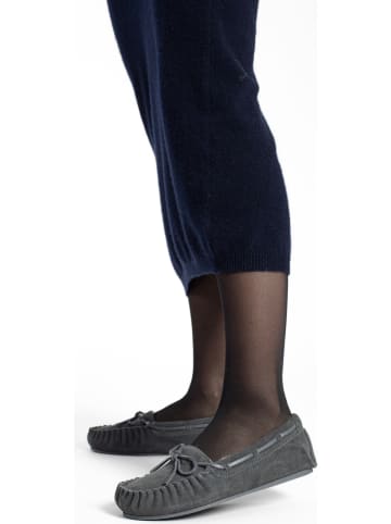 Gooce Skórzane mokasyny "Cordova" w kolorze szarym