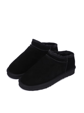 Gooce Skórzane botki zimowe "Jack" w kolorze czarnym