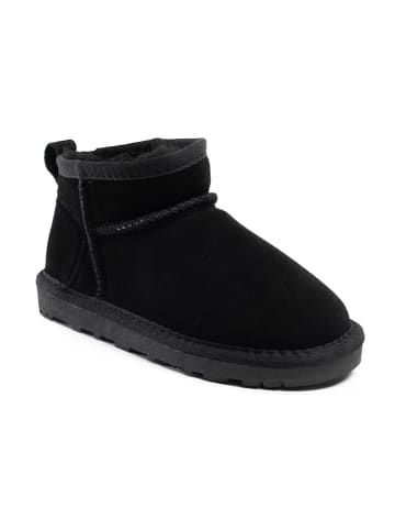 Gooce Leder-Winterboots "Mindiki" in Schwarz