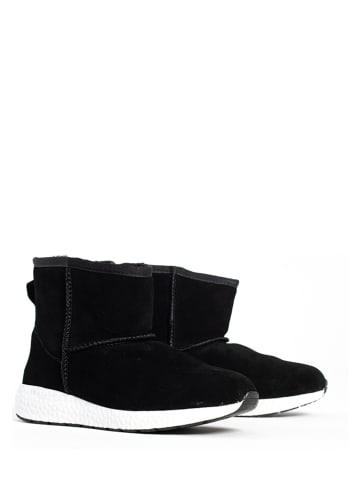 Gooce Leder-Winterboots "Patty" in Schwarz