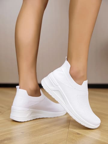 Sixth Sens Keilslipper in Weiß