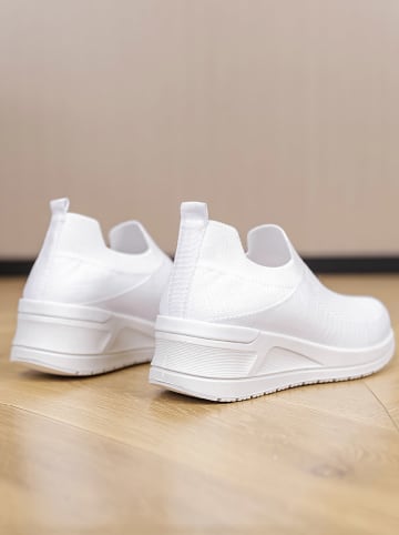 Sixth Sens Keilslipper in Weiß