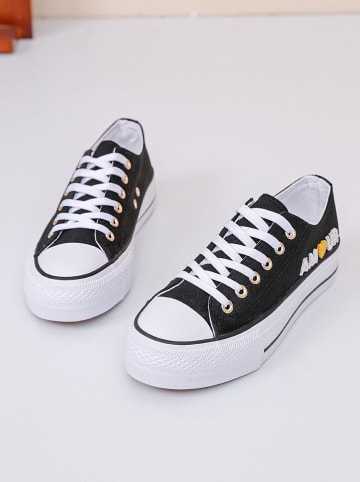 Sixth Sens Sneakers in Schwarz