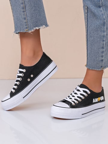 Sixth Sens Sneakers in Schwarz