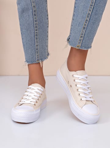 Sixth Sens Sneakers in Beige