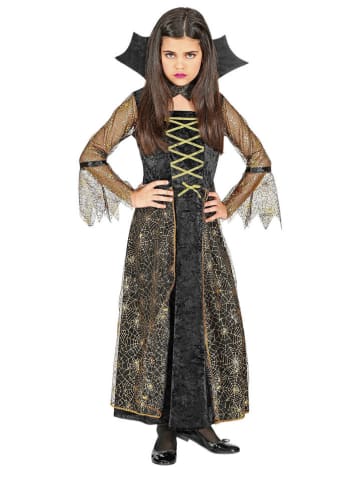 Carnival Party 2tlg. Kostüm "SPIDERELLA" in Braun/ Gold