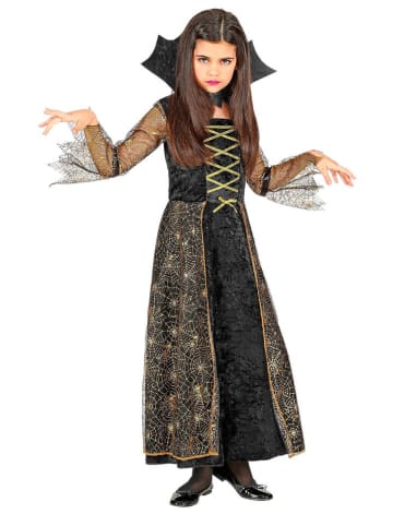 Carnival Party 2tlg. Kostüm "SPIDERELLA" in Braun/ Gold