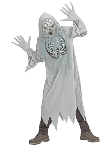 Carnival Party 3tlg. Kostüm "HEULENDER GEIST" in Hellgrau