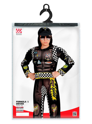 Carnival Party 2 tlg. Kostüm "Rennfahrer" in Braun