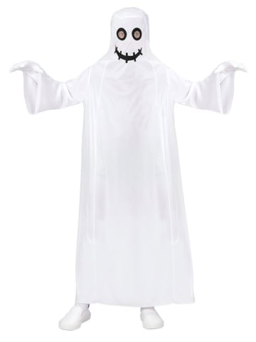 Carnival Party Kostümponcho "GEIST" in Weiß