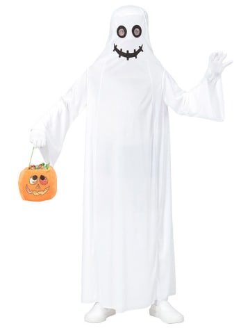 Carnival Party Kostümponcho "GEIST" in Weiß