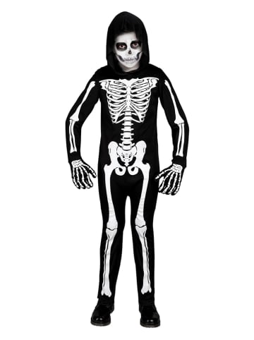 Carnival Party Kostium "Skeleton" w kolorze czarno-białym
