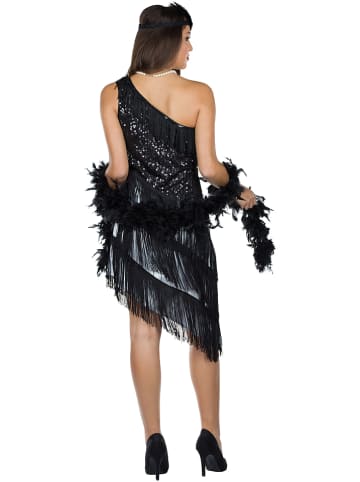 Carnival Party Kostümkleid "Charleston" in Schwarz