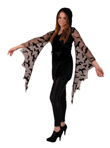 Carnival Party Kostümtunika "Fledermaus" in Schwarz