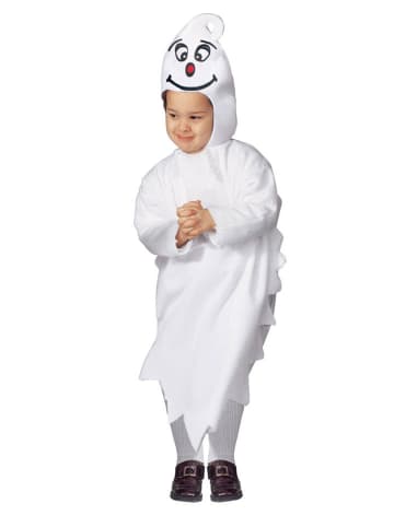 Carnival Party 2tlg. Kostüm "KLEINES GESPENST" in Weiß