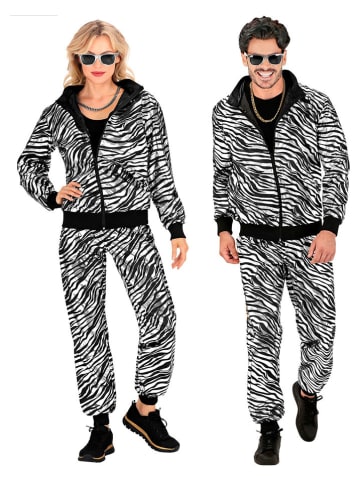 Carnival Party 2tlg. Kostüm ''Party'' in Silber/ Schwarz