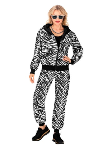 Carnival Party 2tlg. Kostüm ''Party'' in Silber/ Schwarz