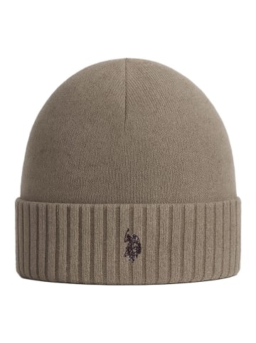 U.S. Polo Assn. Czapka w kolorze karmelowym