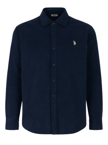 U.S. Polo Assn. Cordhemd - Regular fit - in Dunkelblau