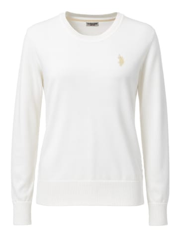 U.S. Polo Assn. Sweter w kolorze białym