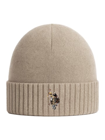 U.S. Polo Assn. Czapka w kolorze beżowym