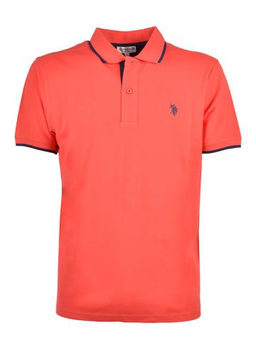 U.S. Polo Assn. Koszulka polo w kolorze koralowym