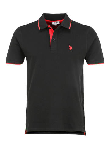 U.S. Polo Assn. Poloshirt in Schwarz