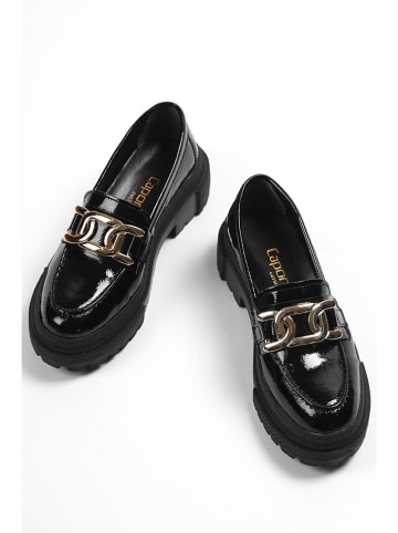 trendyol Mokasyny w kolorze czarnym