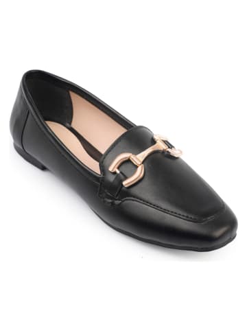 trendyol Mokasyny w kolorze czarnym