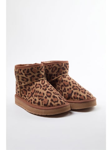 trendyol Ankle-Boots in Hellbraun