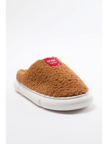 trendyol Pantoffels lichtbruin