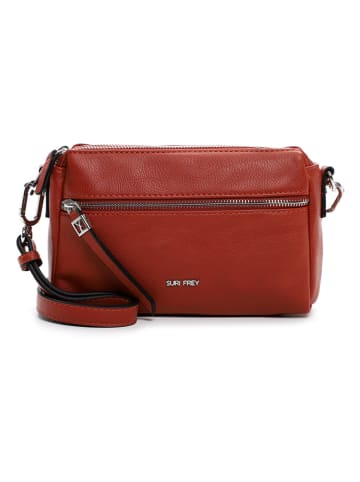 SURI FREY Torebka "Abbey" w kolorze czerwonobrązowym - 26 x 15 x 7 cm