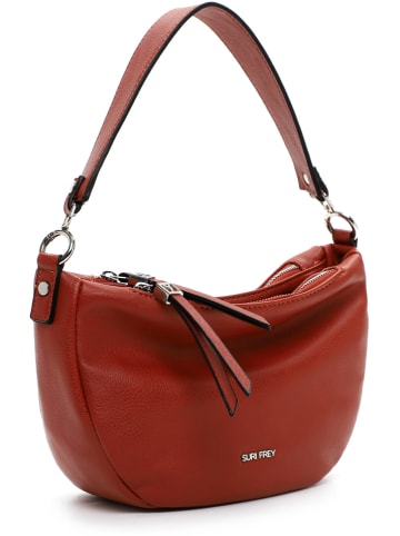 SURI FREY Henkeltasche "Abbey" in Rostrot - (B)30 x (H)19 x (T)11 cm