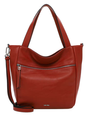 SURI FREY Schultertasche "Abbey" in Rostrot - (B)44 x (H)32 x (T)13 cm