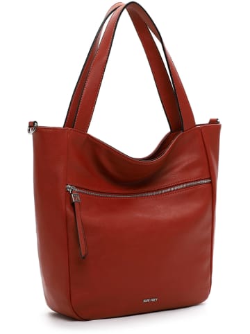SURI FREY Torebka "Abbey" w kolorze ceglanym - 44 x 32 x 13 cm