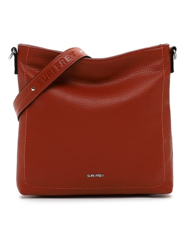 SURI FREY Schoudertas "Henny" roodbruin - (B)28 x (H)27 x (D)6 cm