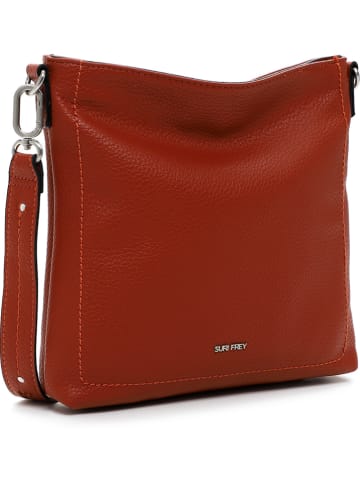 SURI FREY Schoudertas "Henny" roodbruin - (B)28 x (H)27 x (D)6 cm