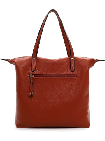 SURI FREY Schultertasche "Henny" in Rostrot - (B)45 x (H)36 x (T)17 cm