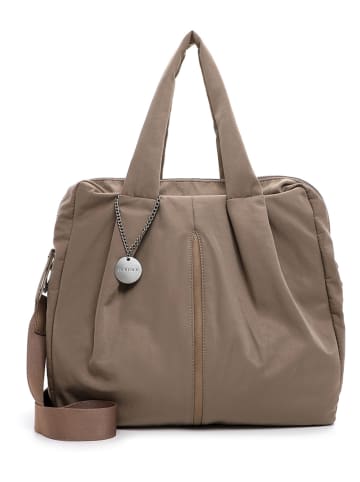 SURI FREY Henkeltasche "Pauly" in Taupe - (B)33 x (H)23 x (T)13 cm
