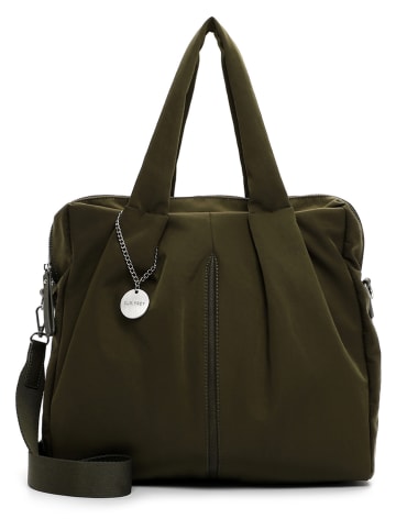 SURI FREY Henkeltasche "Pauly" in Khaki - (B)33 x (H)23 x (T)13 cm