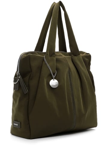 SURI FREY Henkeltasche "Pauly" in Khaki - (B)33 x (H)23 x (T)13 cm
