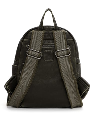 SURI FREY Rucksack "Batty" in Braun/ Khaki - (B)25 x (H)32 x (T)12 cm