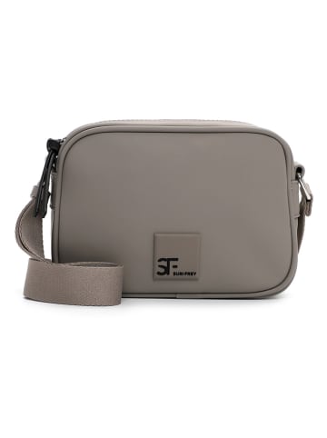 SURI FREY Schoudertas "Shiny" taupe - (B)24 x (H)16 x (D)7 cm