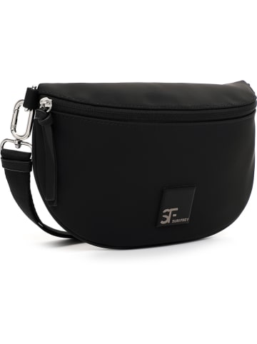 SURI FREY Umhängetasche "Shiny" in Schwarz - (B)27 x (H)18 x (T)8 cm
